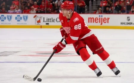 Kane Trains with Red Wings, Eager to Secure Olympic Roster Spot