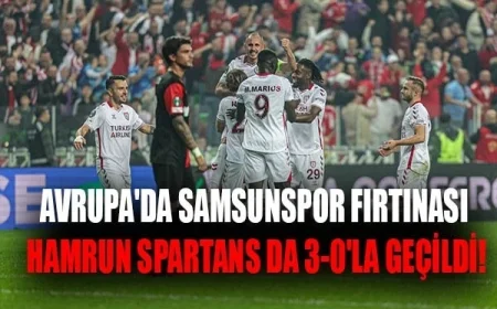 Samsunspor Storms to 3-0 Victory Over Hamrun Spartans in Europe!