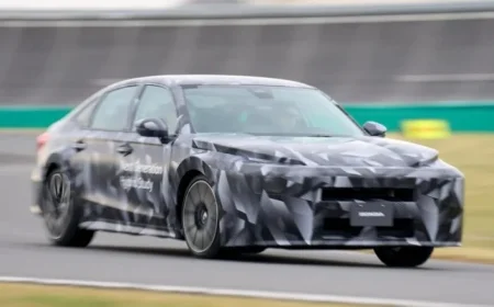 Honda Tests New Electrified Civic: First Look Revealed
