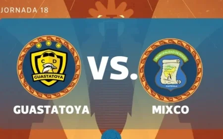 Guastatoya Faces Mixco in 2025 Apertura Round 18 Match Live