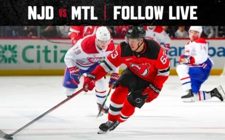 Live Coverage: Devils Clash with Canadiens
