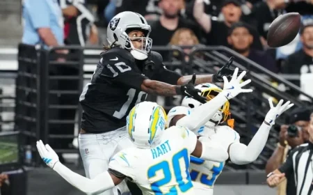 Raiders’ Essential Needs from Rookie Receiver Dont’e Thornton