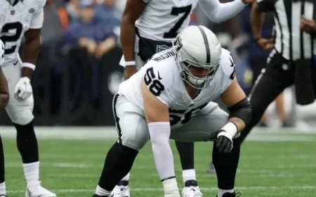 Raiders’ Jackson Powers-Johnson Questionable After Ankle Injury