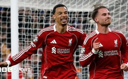 Liverpool Triumphs 1-0 Over Real Madrid with Mac Allister’s Winning Goal