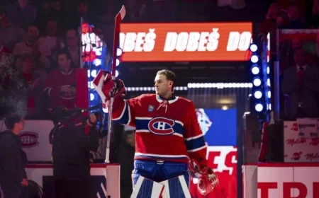 Jakub Dobes Earns NHL’s Third Star for October with Montréal Canadiens