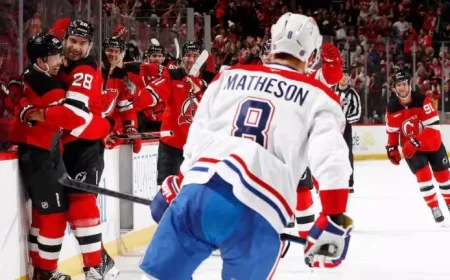 Live: Canadiens Face Off Against Devils