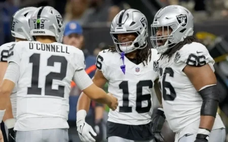 Aidan O’Connell’s Injury Status: Week 10 Update vs. Broncos