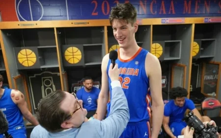 Olivier Rioux Shines as Tallest DI Player in Florida Victory