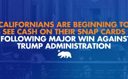 Californians Receive SNAP Card Funds After Victory Over Trump Administration