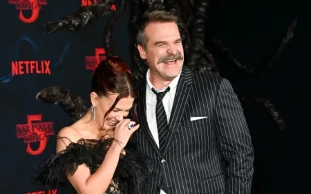 Millie Bobby Brown and David Harbour light up ‘Stranger Things’ Season 5 premiere as final-chapter rollout begins