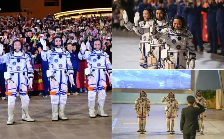 Chinese astronauts “stranded”? Shenzhou-20 return delayed after suspected debris hit; crew safe on Tiangong