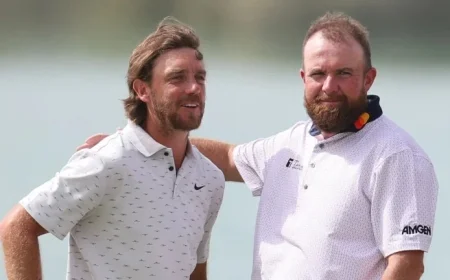 Tommy Fleetwood, Shane Lowry Lead DP World Tour Play-Off in Abu Dhabi