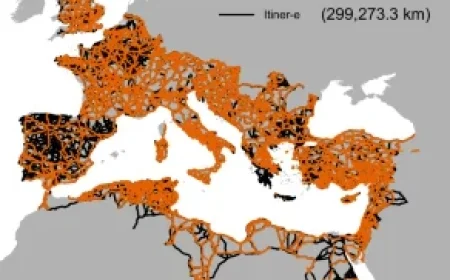 Itiner-e: Detailed Roman Empire Roads Dataset Released