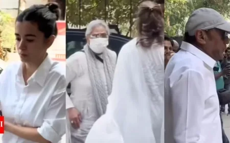 Zarine Khan’s Funeral Attended by Saba Azad, Jaya & Shweta Bachchan, Jackie
