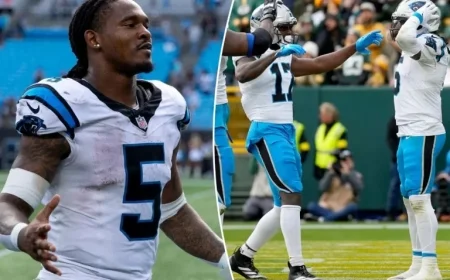 Panthers’ Rico Dowdle Transforms Celebration Fine into Positive Impact