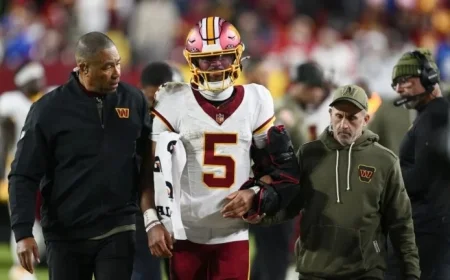 Commanders QB Daniels Avoids Ligament Damage and Surgery