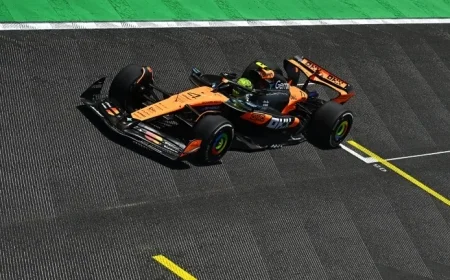 Lando Norris Outpaces Oscar Piastri in Sao Paulo Grand Prix Practice