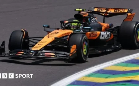 Lando Norris Leads Oscar Piastri in Intense Interlagos Practice at Sao Paulo GP