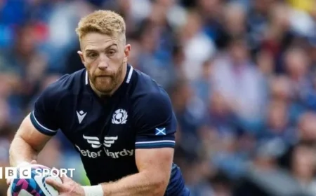 Kyle Steyn Leads Scotland in Match Against New Zealand