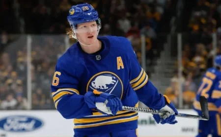 Sabres’ Dahlin Departs to Support Fiancée