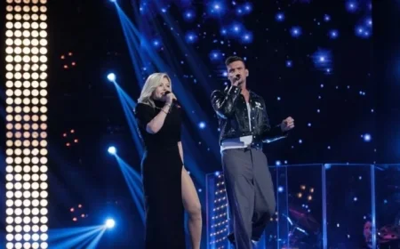 Loredana Groza and Tudor Chirilă Share Kiss on “The Voice of Romania”