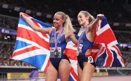 Keely Hodgkinson and Georgia Hunter Bell Showcase Tokyo Camaraderie