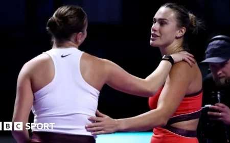 Aryna Sabalenka Faces Elena Rybakina in 2025 WTA Finals in Riyadh