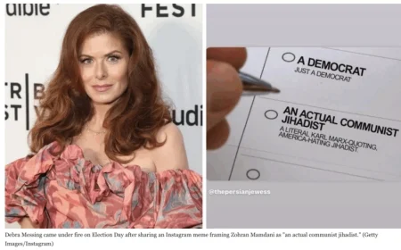 Debra Messing sparks backlash with Mamdani meme shared on Election Day