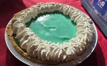 Review: Taco Bell’s Mountain Dew Baja Blast Pie – A Unique Flavor Experience
