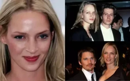 Uma Thurman’s Divorce: Age Gap, Nanny Infidelity Rumors With Oldman, Hawke