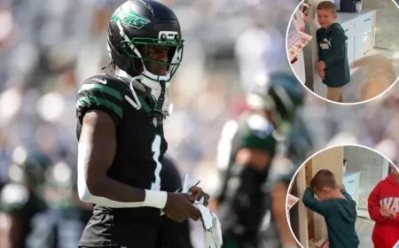 Sauce Gardner Delights Young Jets Fans with Heartwarming Gifts
