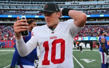 Kyle Shanahan Confirms 49ers’ Starting QB for Week 10 Clash with Rams