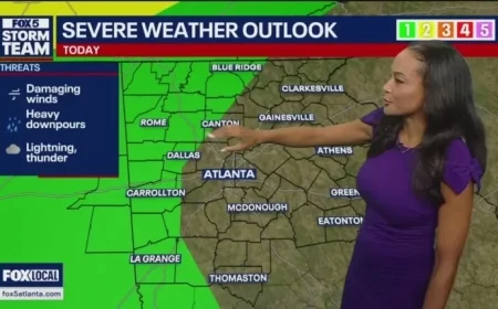 Metro Atlanta Faces Weekend Storms Before Monday’s First Hard Freeze