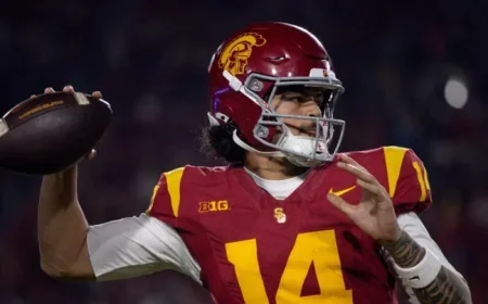 Jayden Maiava’s Big Hit Propels No. 19 USC Over Northwestern