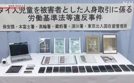 Tokyo Man Arrested for Suspected Trafficking of 12-Year-Old Thai Girl