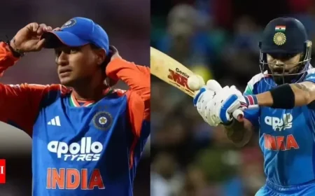 Abhishek Sharma Surpasses Surya, KL Rahul in T20I Records; Only Kohli Ahead
