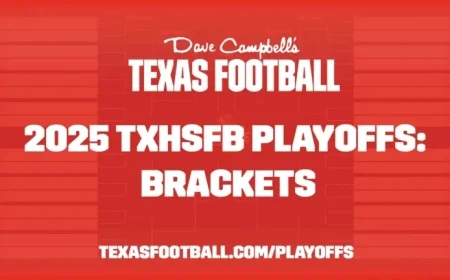2025 Texas High School Football Playoff Brackets Released
