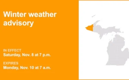 Winter Weather Advisory Issued for Ontonagon, Gogebic Counties Until Monday Morning