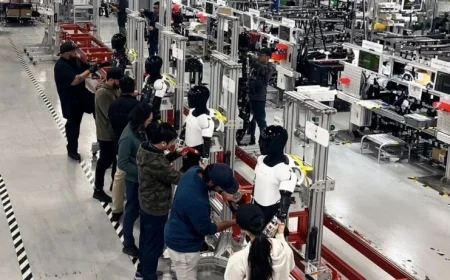 Tesla Optimus Pilot Line Projects Remarkable Annual Production Output