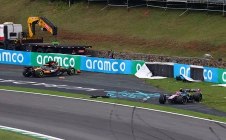 Piastri Crashes Out of Sao Paulo Sprint, Dashing Championship Hopes