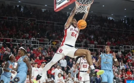 St. John’s vs. Alabama: Live College Basketball Scores and Highlights