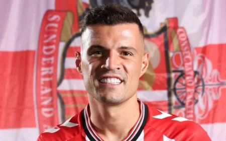 Granit Xhaka: Ex-Arsenal Star Shines as Sunderland’s Savior and ‘Second Coach’