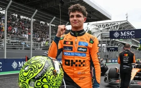 Lando Norris Triumphs in Thrilling Sao Paulo Sprint; Piastri Crashes Out