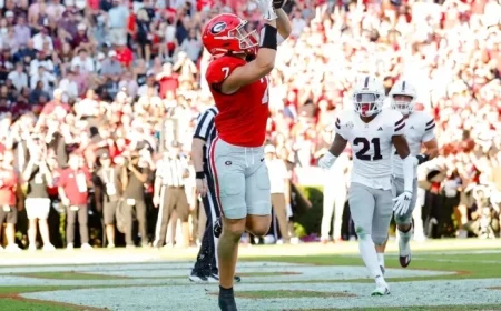 Georgia TE Lawson Luckie Injured by Targeting: Latest Updates