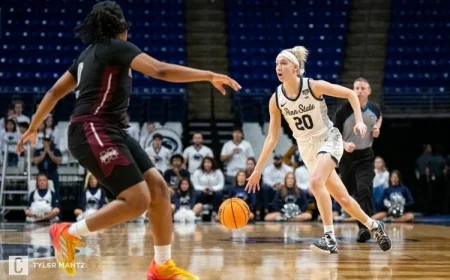 Penn State basketball: Dominick Stewart’s six threes power 87–43 rout of New Haven