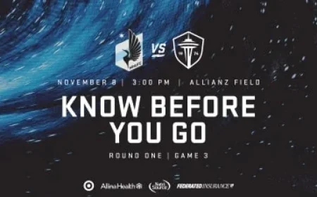 MNUFC vs. Seattle Sounders: Essential Details for November 8 Event
