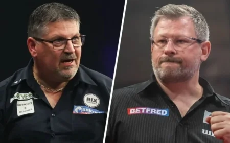Gary Anderson and James Wade’s Impressive Grand Slam of Darts Group Stage Record