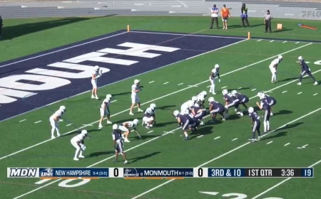 Monmouth football stunned at home: turnovers fuel 34–13 loss to New Hampshire