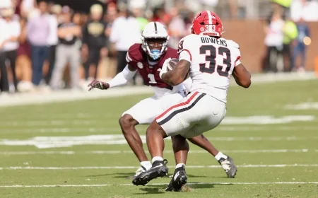 Kamario Taylor steps in again: freshman QB scores as Mississippi State falls 41–21 to No. 5 Georgia