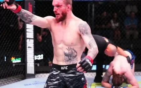 Reese Electrifies UFC Vegas 111 With Short-Notice Submission